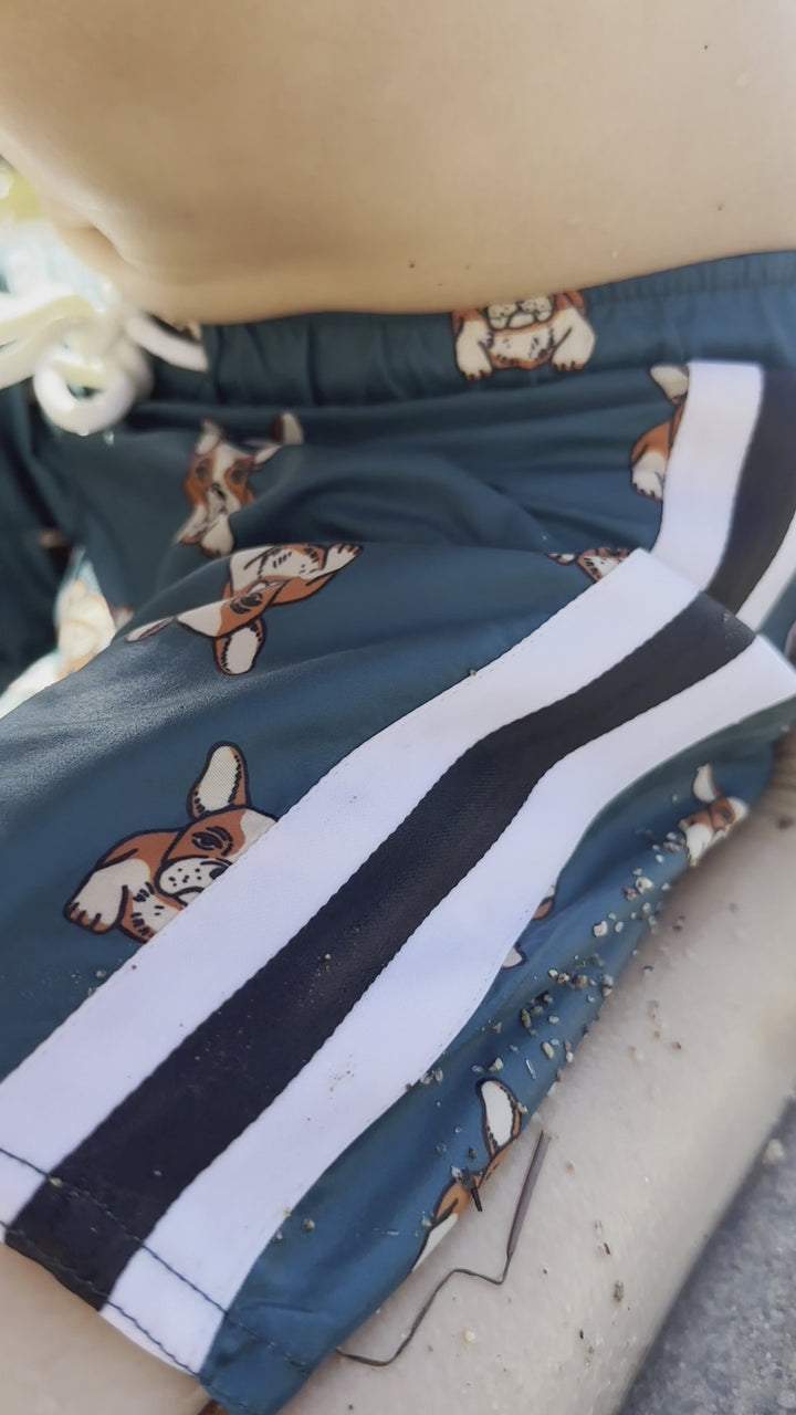 DEXTER BEACH SHORTS - DARK TEAL