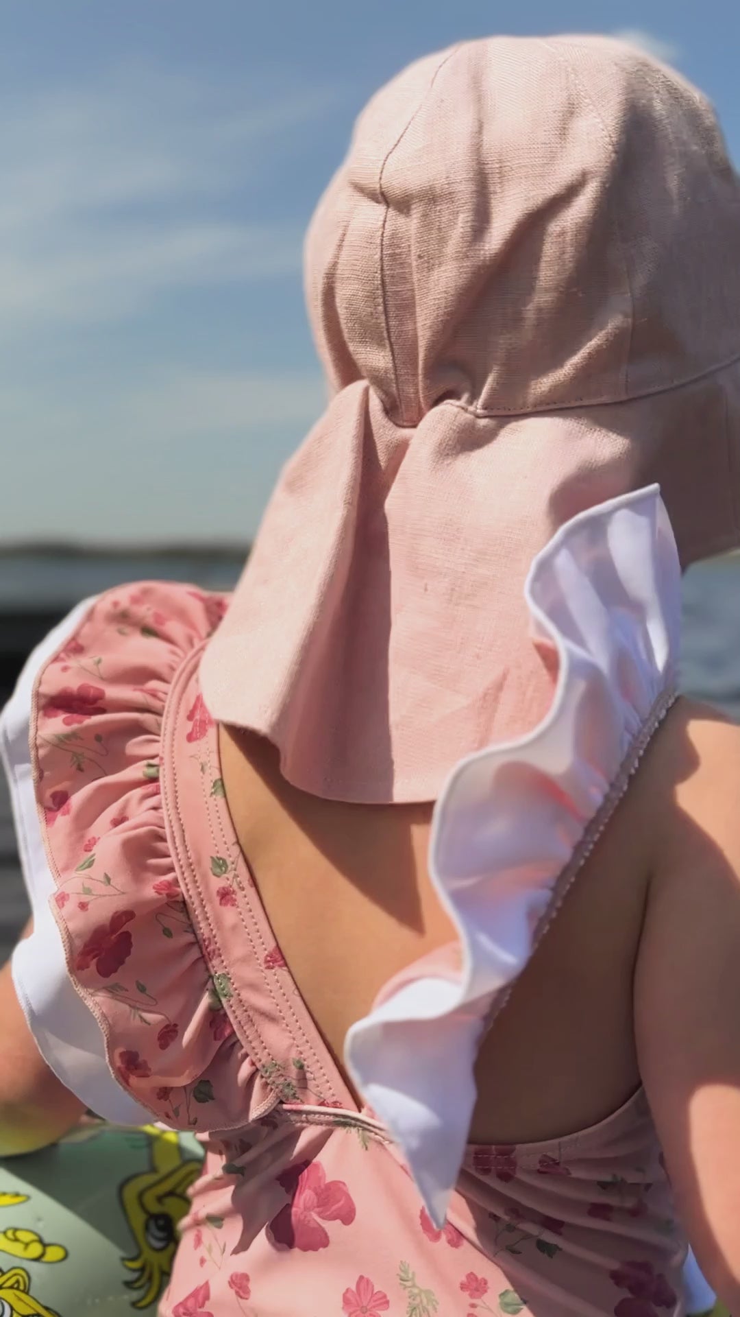 FLORENCE LINEN HAT - PINK