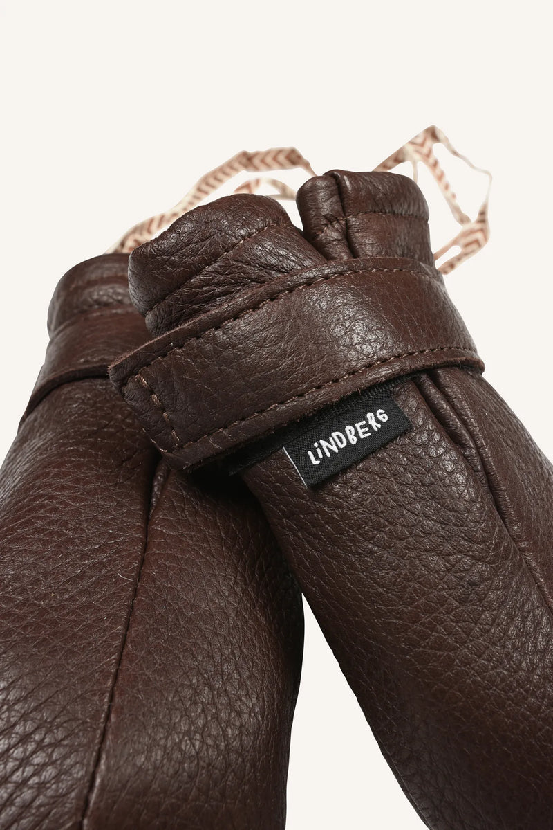 MOOSE MINI MITTEN - DARK BROWN