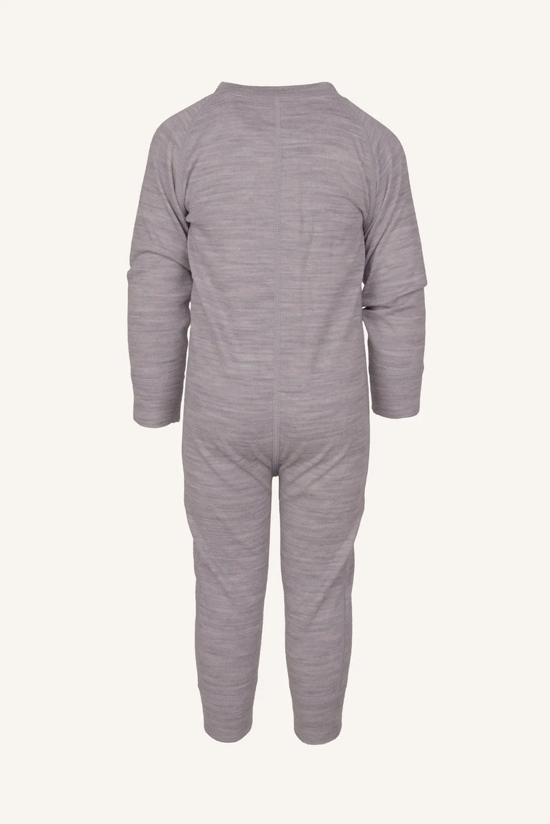 MERINO OVERALL - GREY MELANGE
