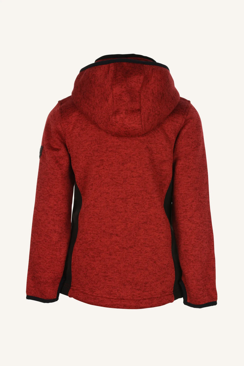 BORMIO FLEECE JACKET - RED