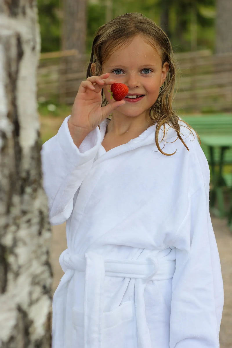 ORBADEN BATHROBE - WHITE