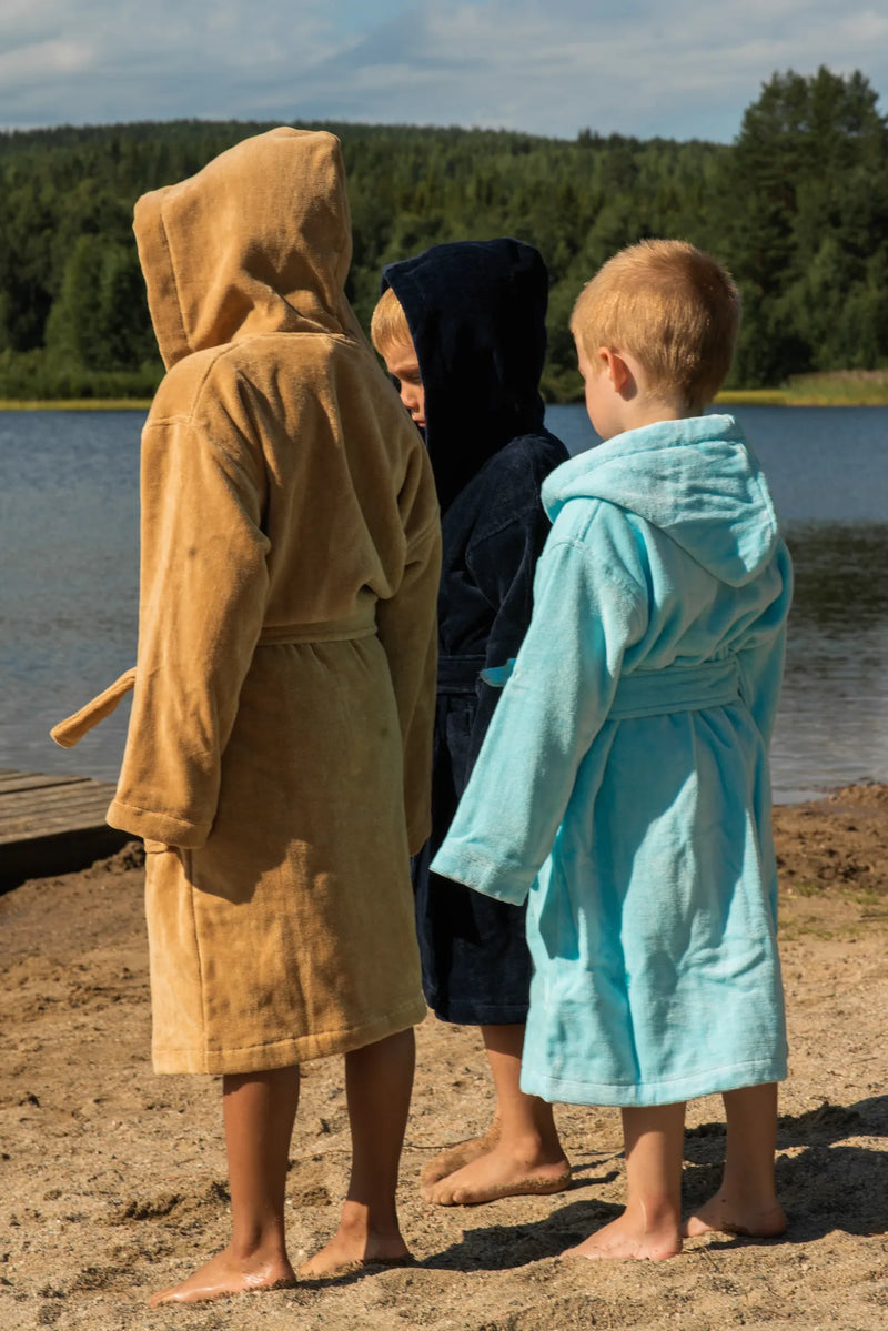 ORBADEN BATHROBE - TURQUOISE