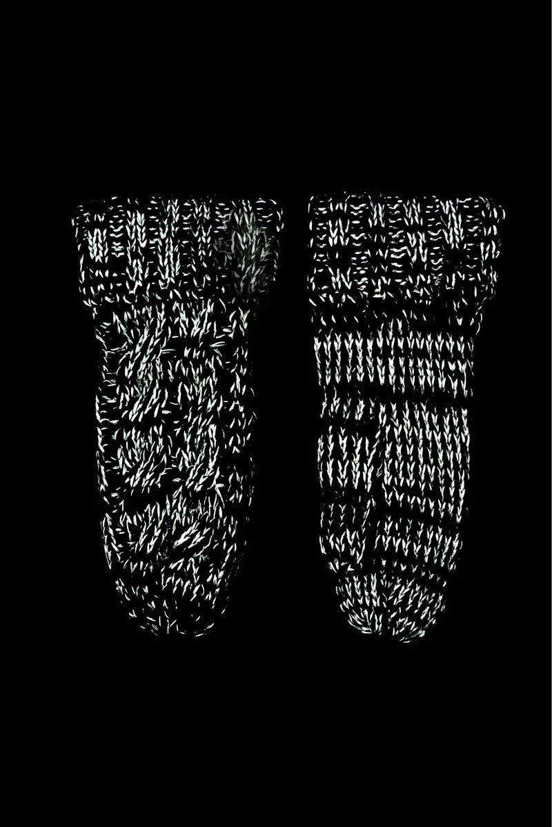 HANDLIGHT  MITTEN, REFLECTIVE - BLACK/GREY