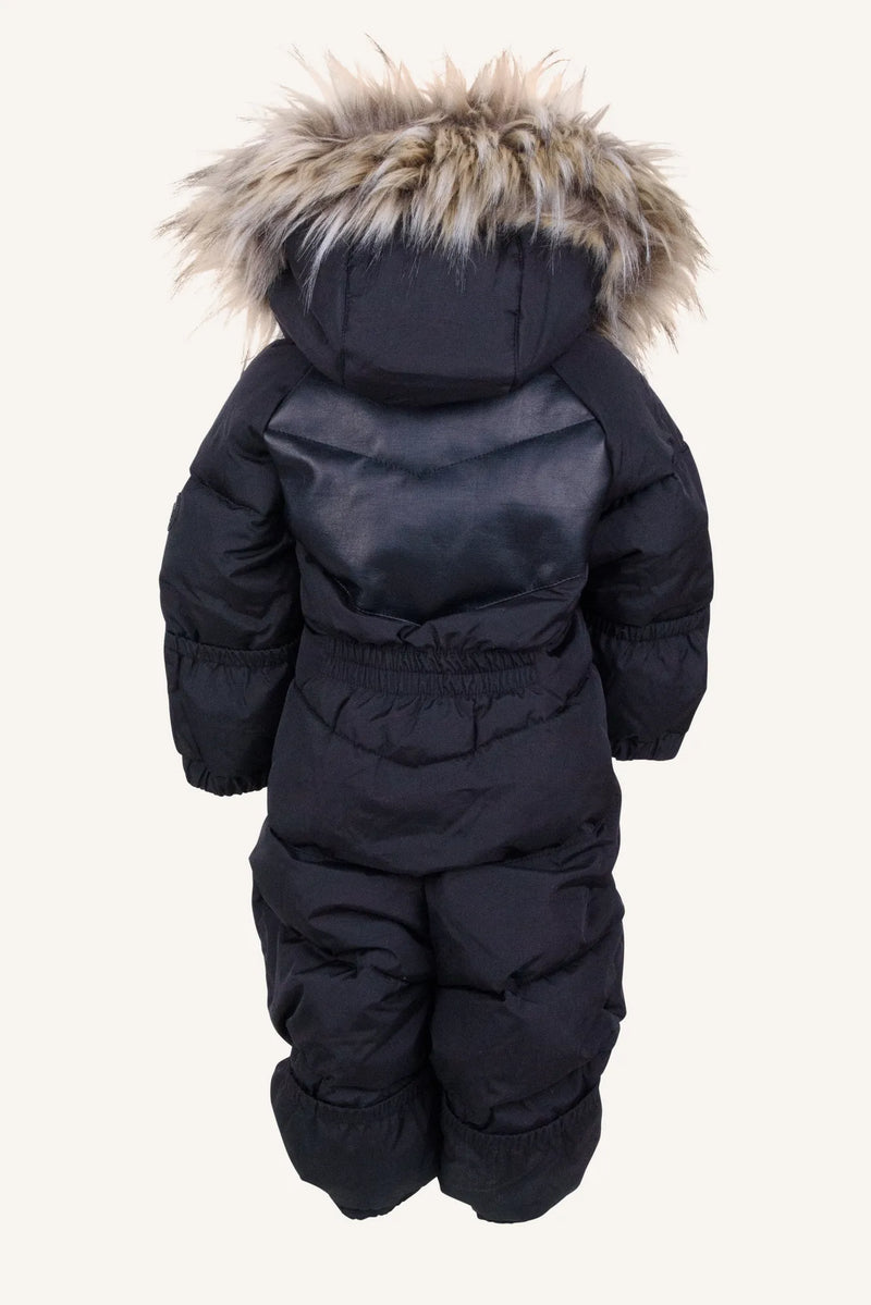 ROCKY WINTER BABY OVERALL - BLACK