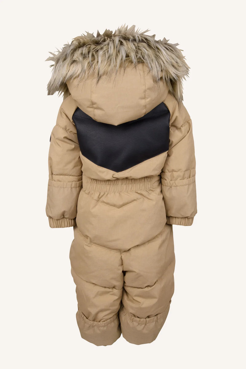 ROCKY WINTER BABY OVERALL - BEIGE