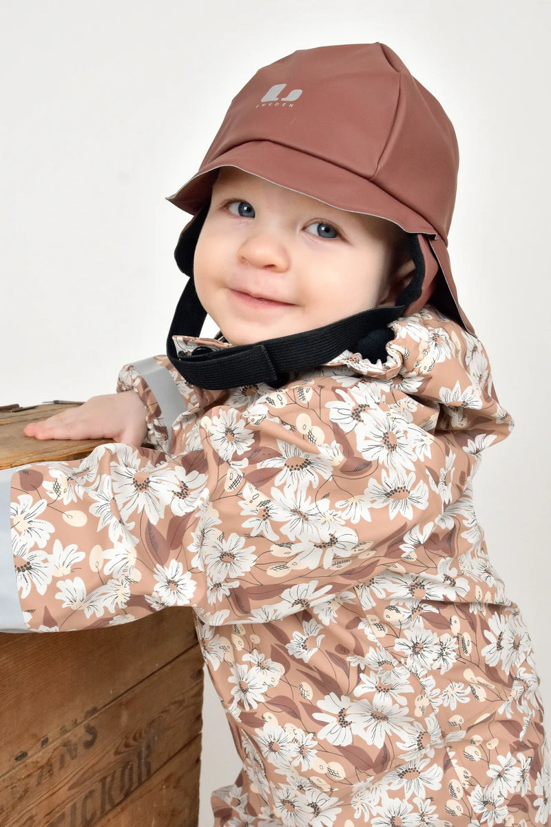 HJUVIK RAIN HAT - DARK PINK
