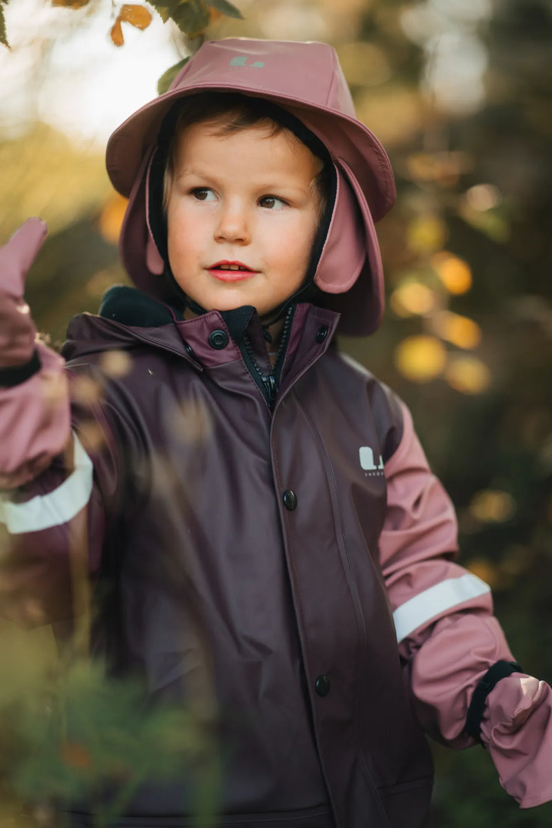 HJUVIK RAIN HAT - ROSE