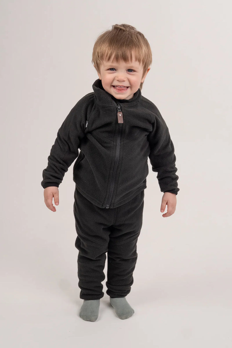 UMEÅ FLEECE SET - BLACK