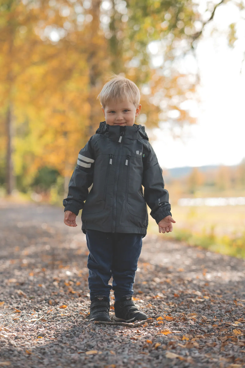 LINGBO SHELL JACKET - IRON BLUE