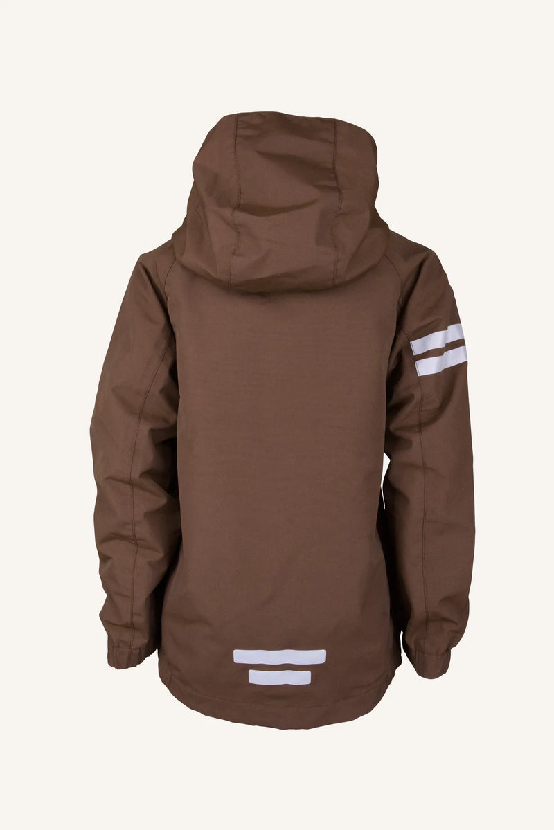 LINGBO SHELL JACKET - BROWN