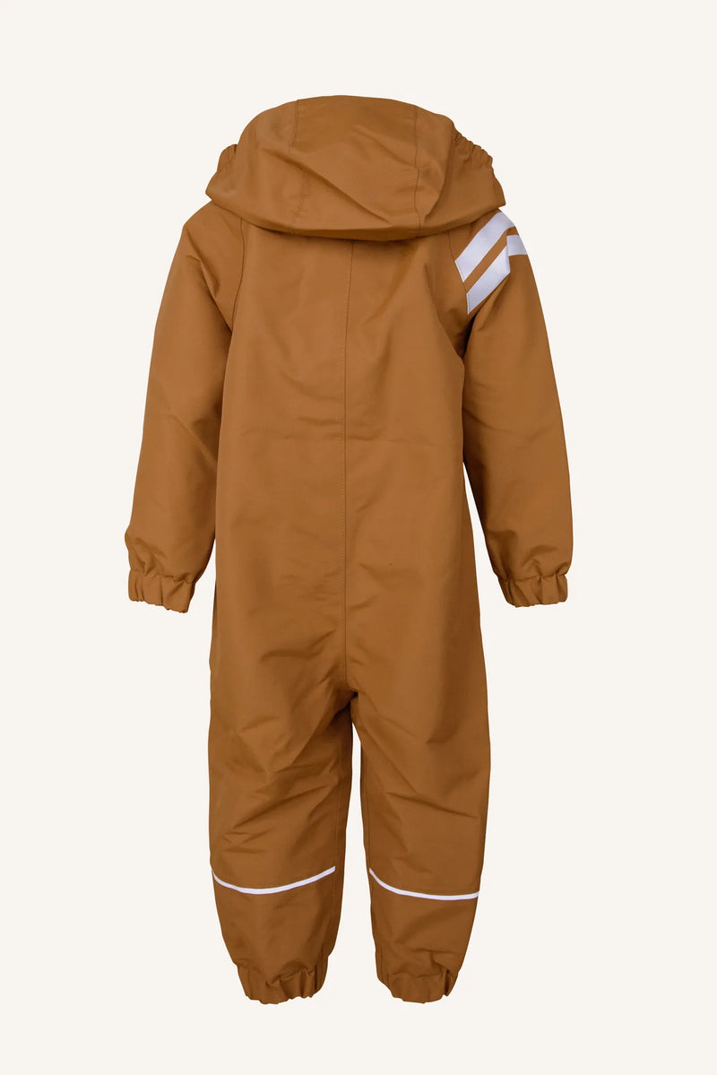 LINGBO SHELL BABY OVERALL - SUDAN BROWN
