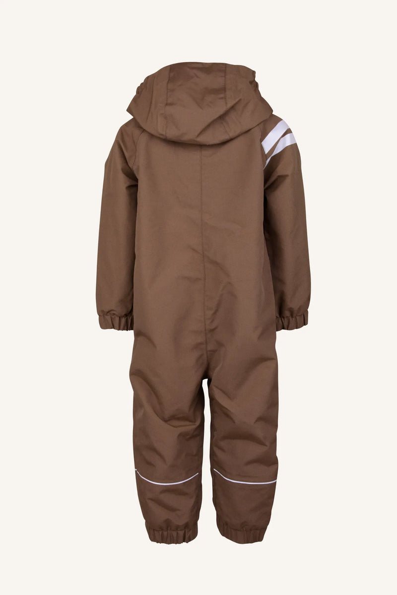 LINGBO SHELL BABY OVERALL - BROWN