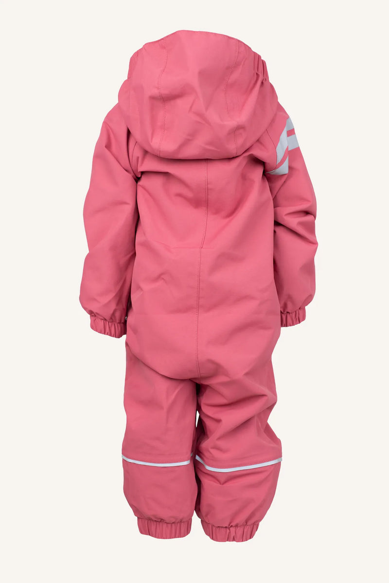 LINGBO SHELL BABY OVERALL - ROUGE