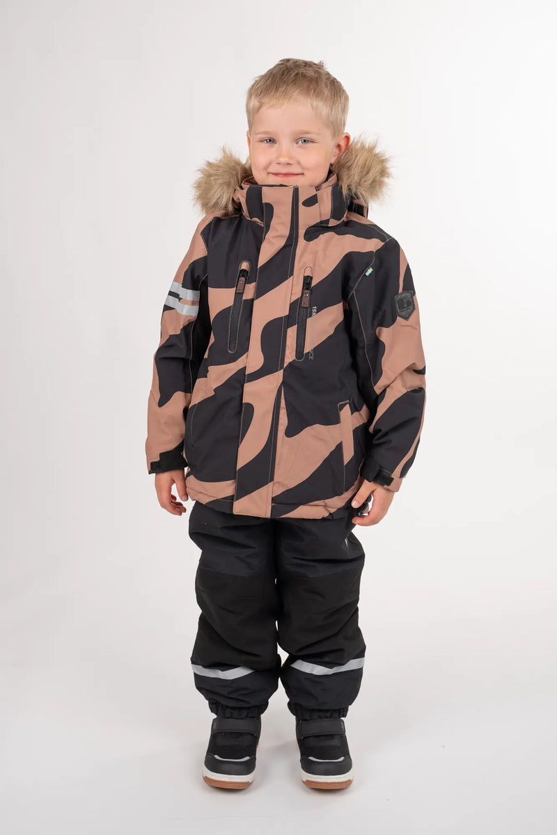 COLDEN WINTER JACKET - BEIGE/BLACK