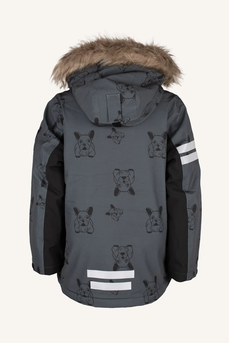 COLDEN WINTER JACKET - ANTH/BLACK