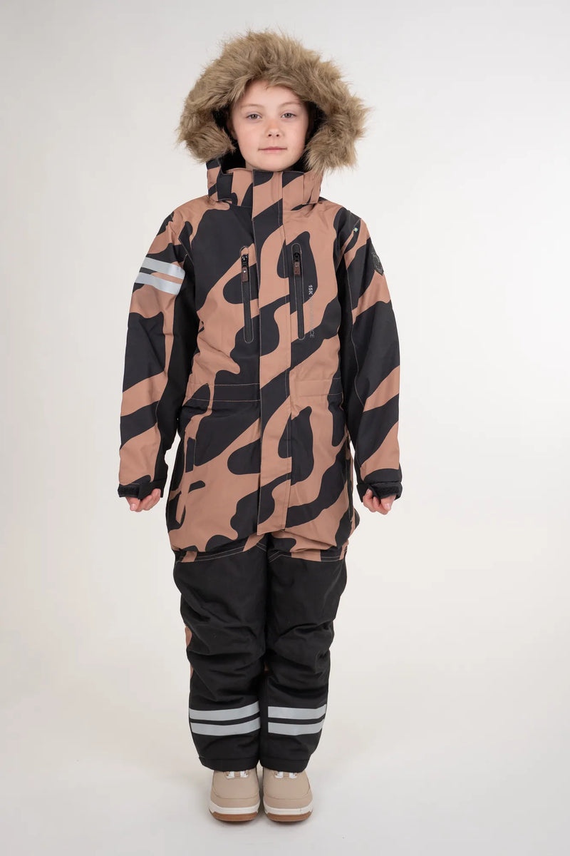 COLDEN WINTER OVERALL - BEIGE/BLACK