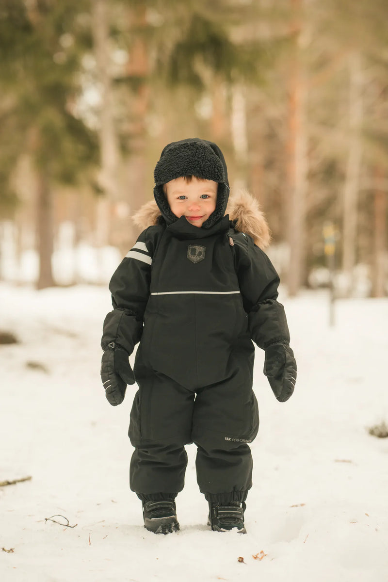 COLDEN WINTER BABY OVERALL - BLACK