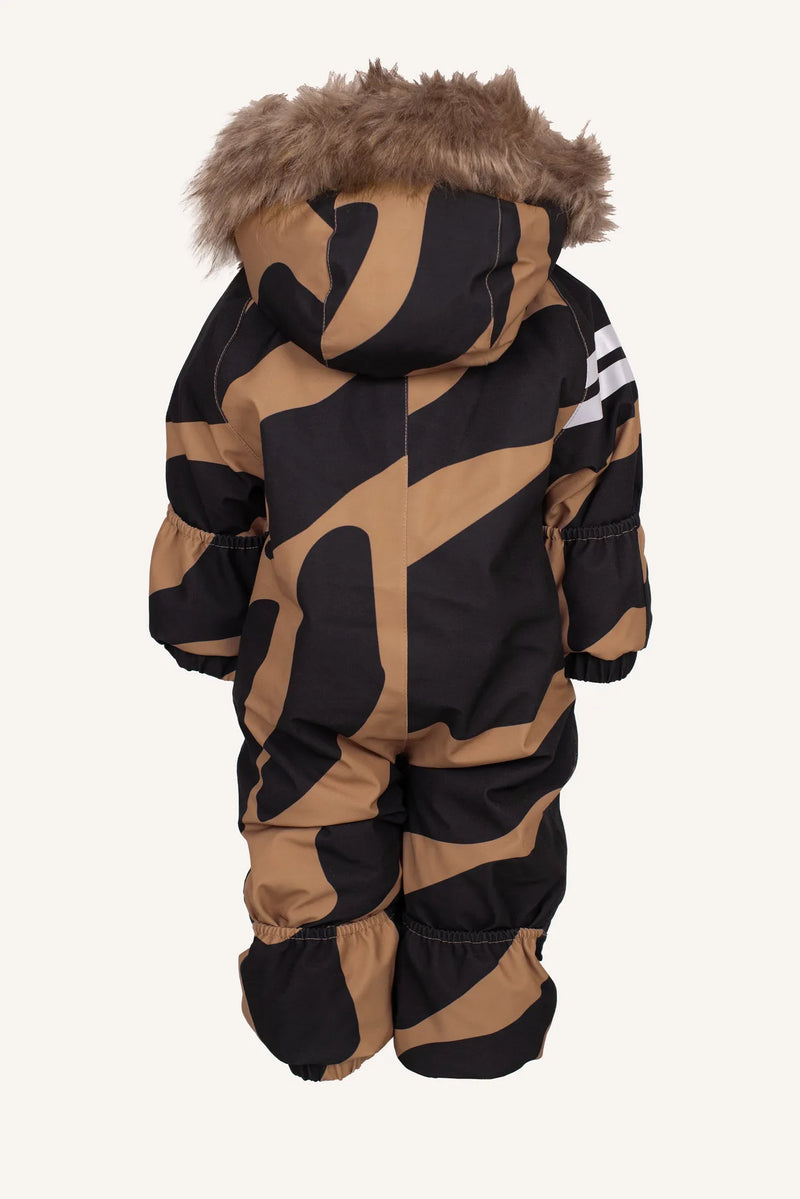COLDEN WINTER BABY OVERALL - BEIGE/BLACK