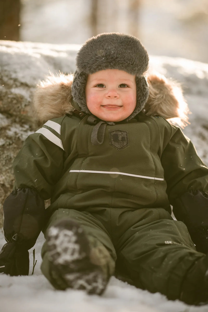 COLDEN WINTER BABY OVERALL - GREEN