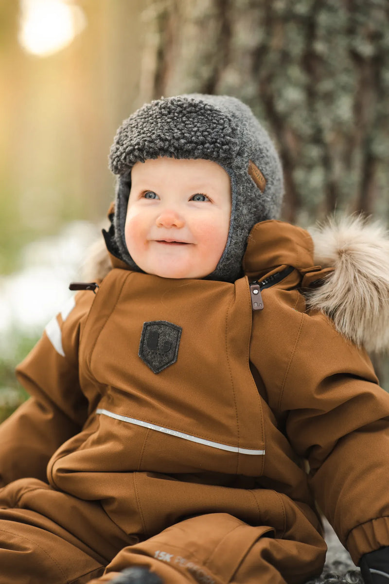 COLDEN WINTER BABY OVERALL - CAYENNE