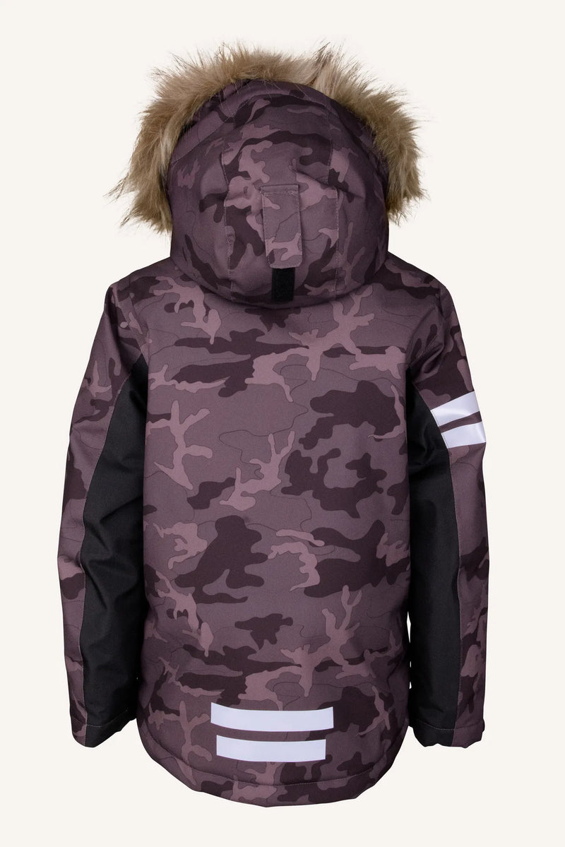 CAMO JACKET - DUSTY MAUVE
