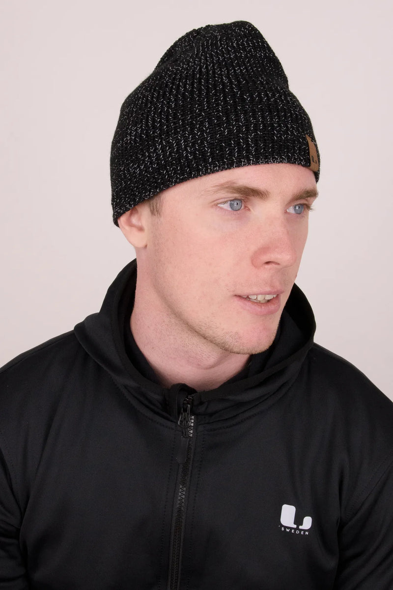 GLASGOW HAT, REFLECTIVE - BLACK
