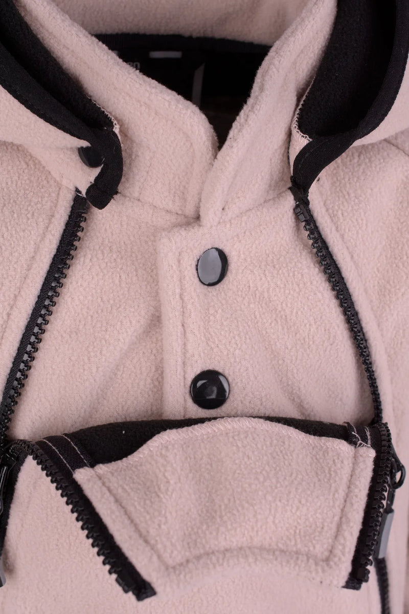 VINDEL BABY OVERALL WINDFLEECE - BLUSH