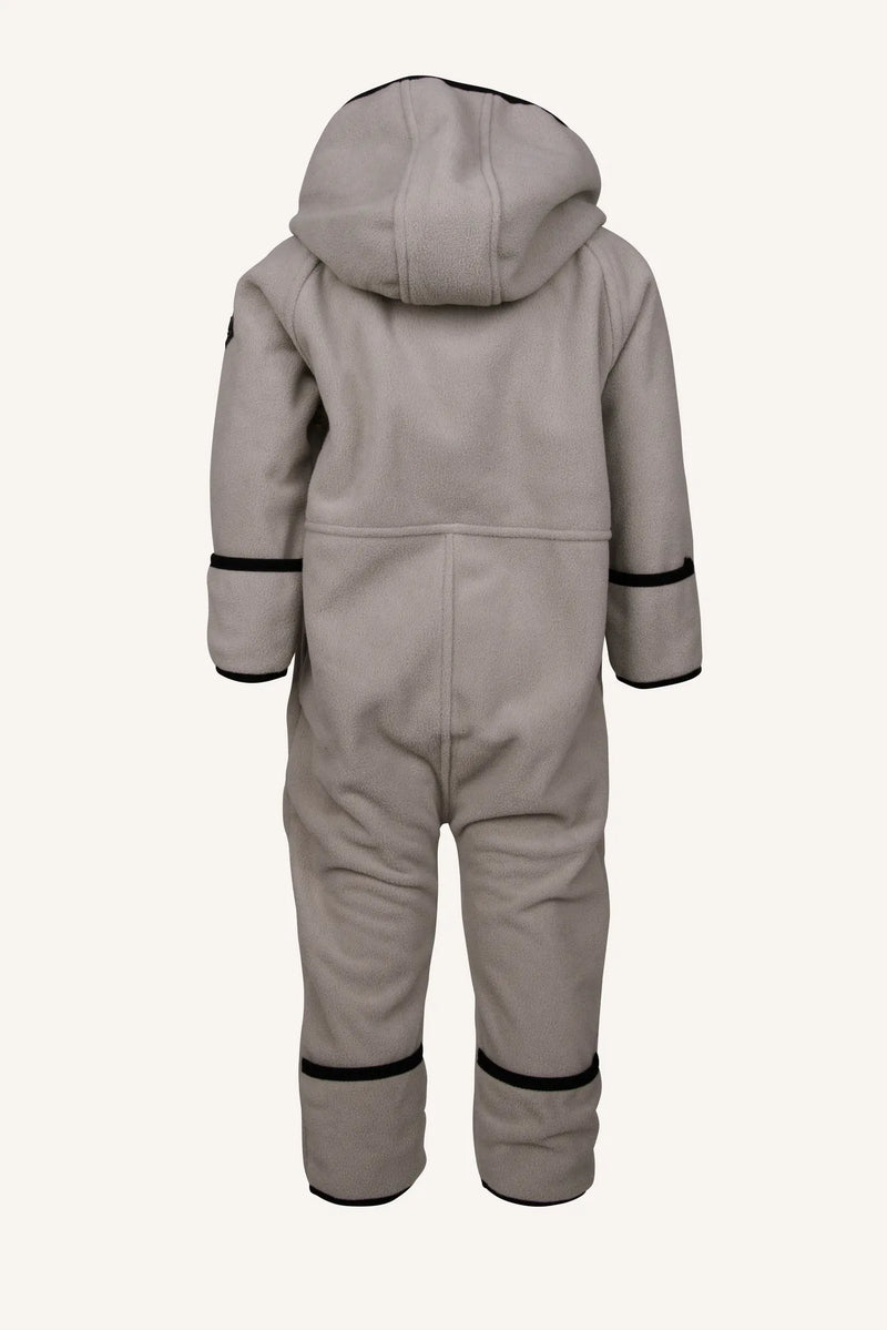 VINDEL BABY OVERALL WINDFLEECE - GREIGE