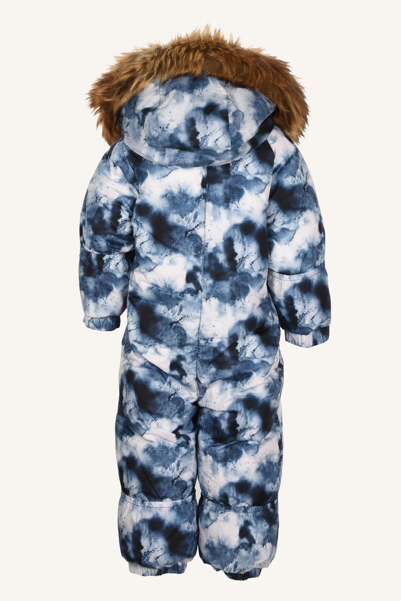FROSTY WINTER BABY OVERALL - NAVY
