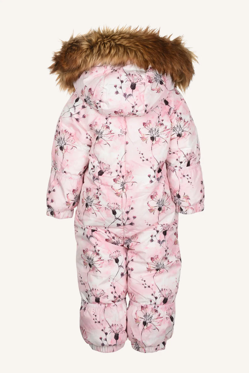 FROSTY WINTER BABY OVERALL - PINK