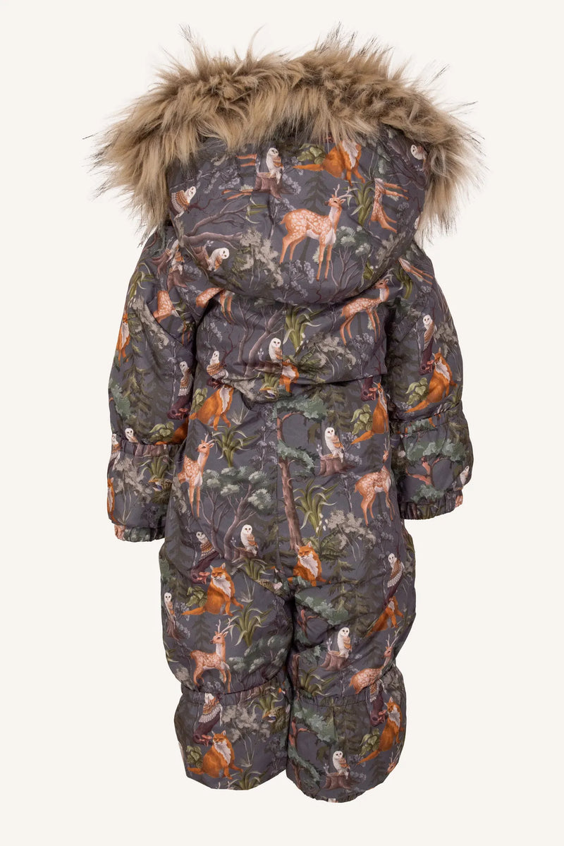 FROSTY WINTER BABY OVERALL - ANIMAL