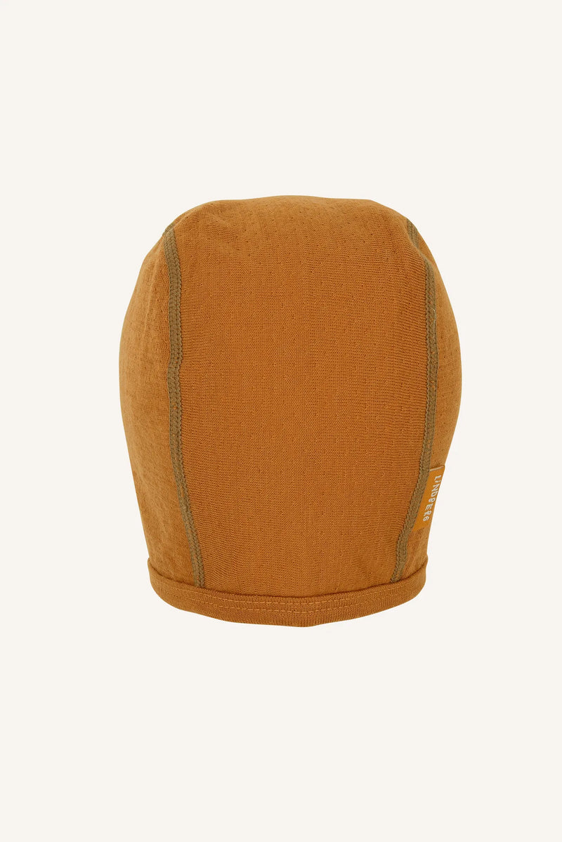 MOSS MERINO BABY HAT - SUDAN BROWN