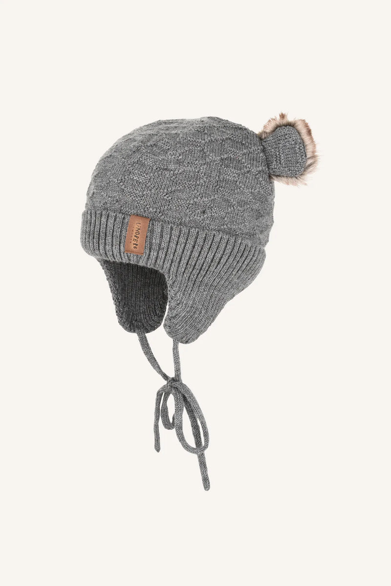 LYNX BABY HAT - ANTHRACITE