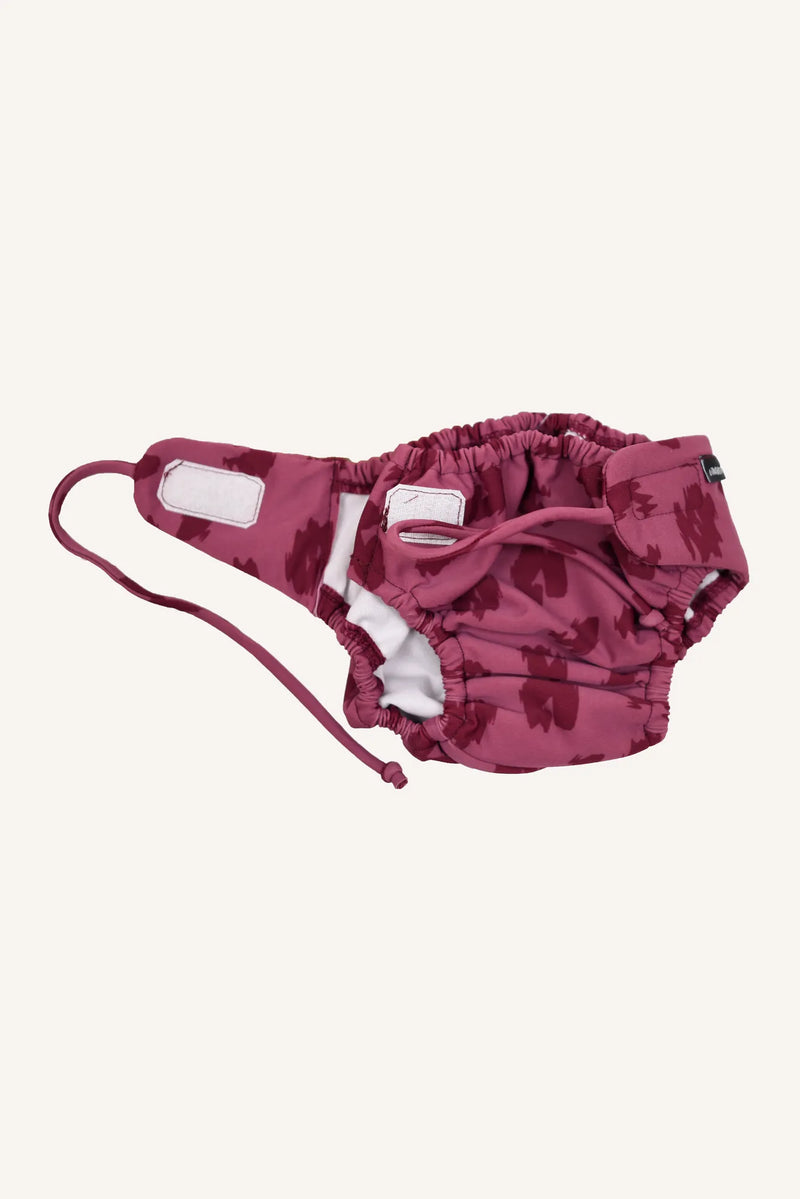 ZION BABY SWIM DIAPER - BEET RED