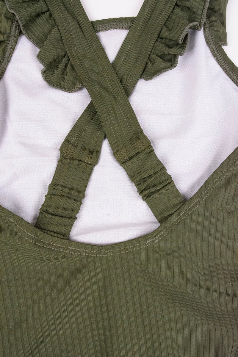 MONROE SWIMSUIT - DARK GREEN