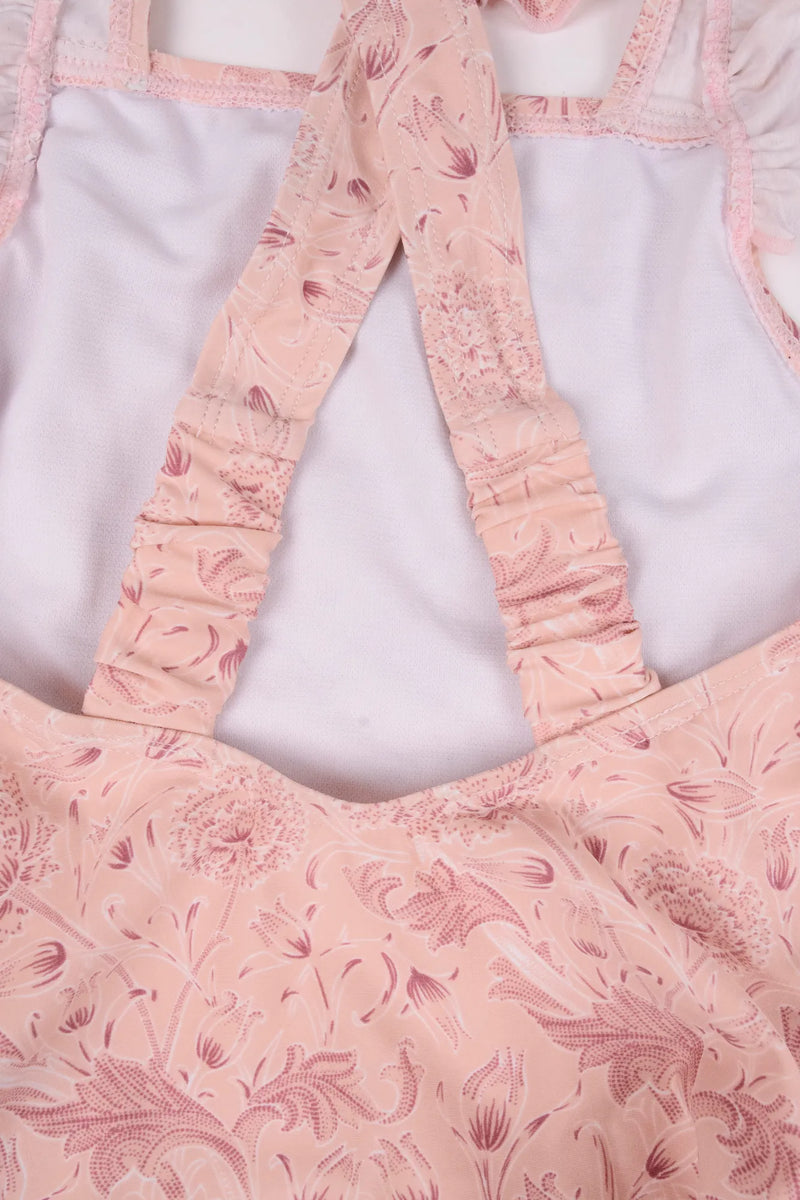 MONROE SWIMSUIT - ROSE/FLOWER