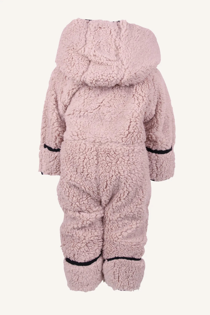 MUDDUS PILE BABY OVERALL, WINDFLEECE - BLUSH