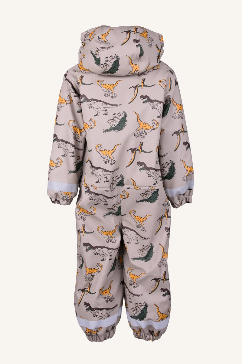 LEKHYTTAN RAIN BABY OVERALL, FLEECE - BEIGE