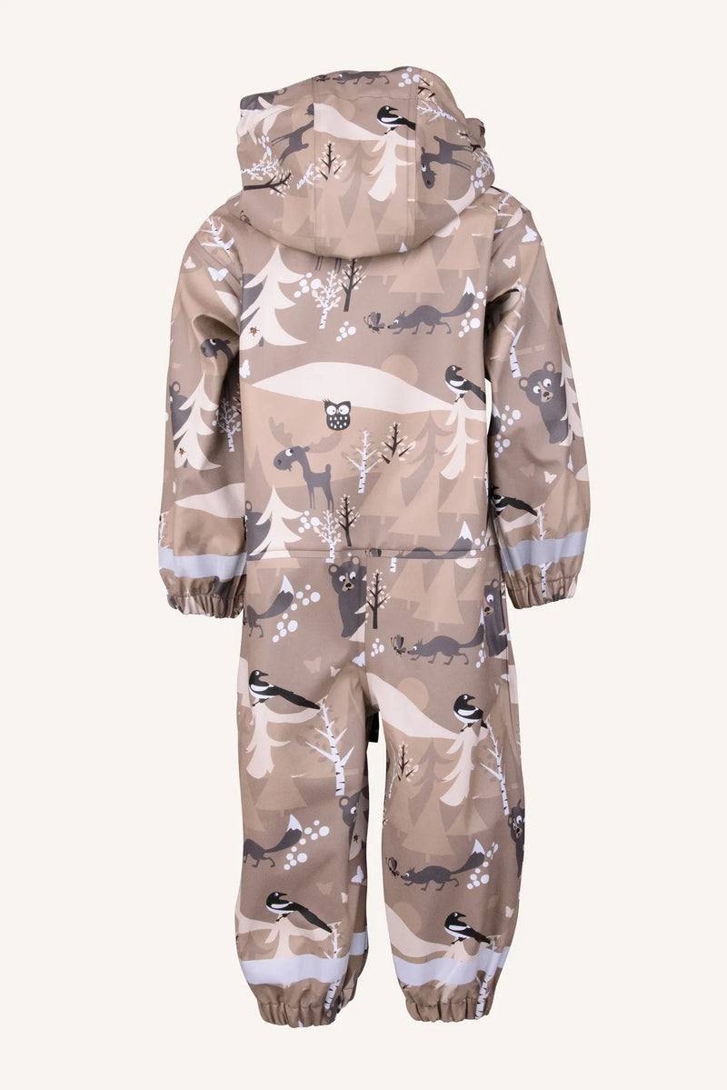 FORSHEM RAIN BABY OVERALL - POTATO/BEIGE