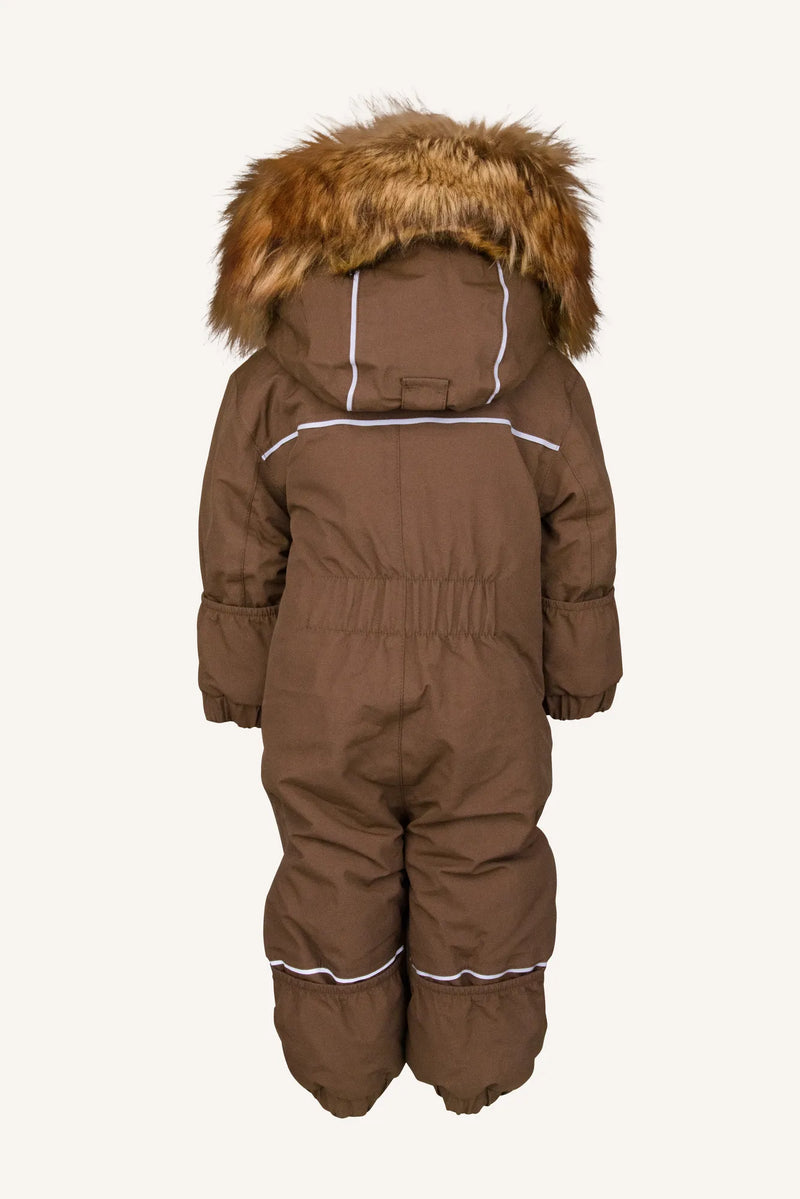 LOFOTEN BABY OVERALL - BROWN