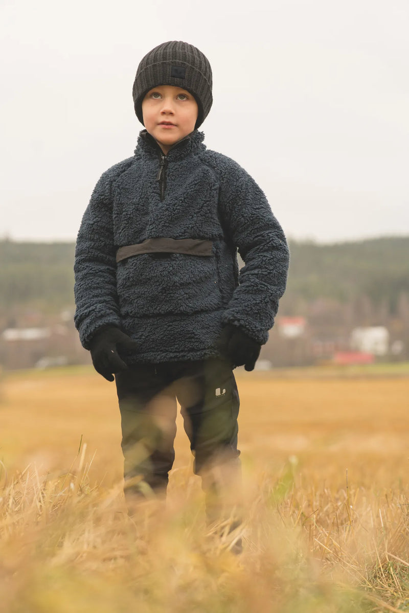 KLÄPPEN PILE JACKET - NAVY