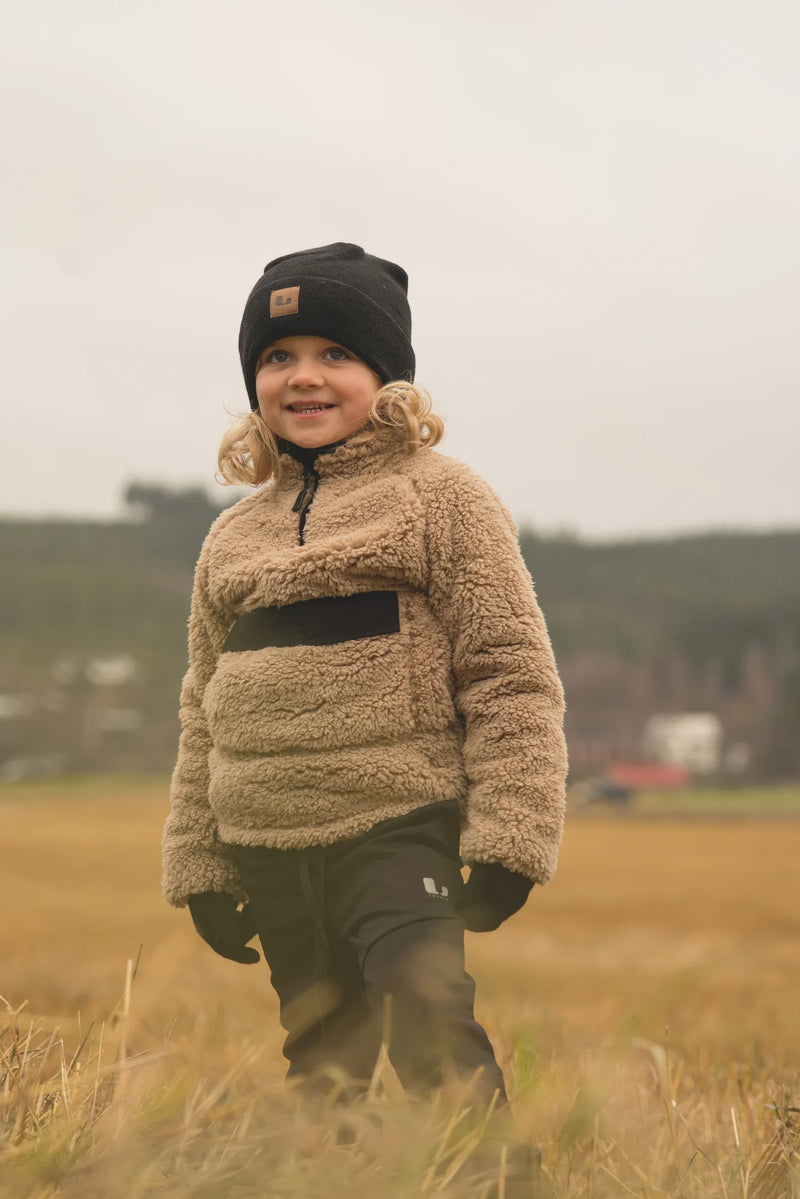 KLÄPPEN PILE JACKET - BEIGE