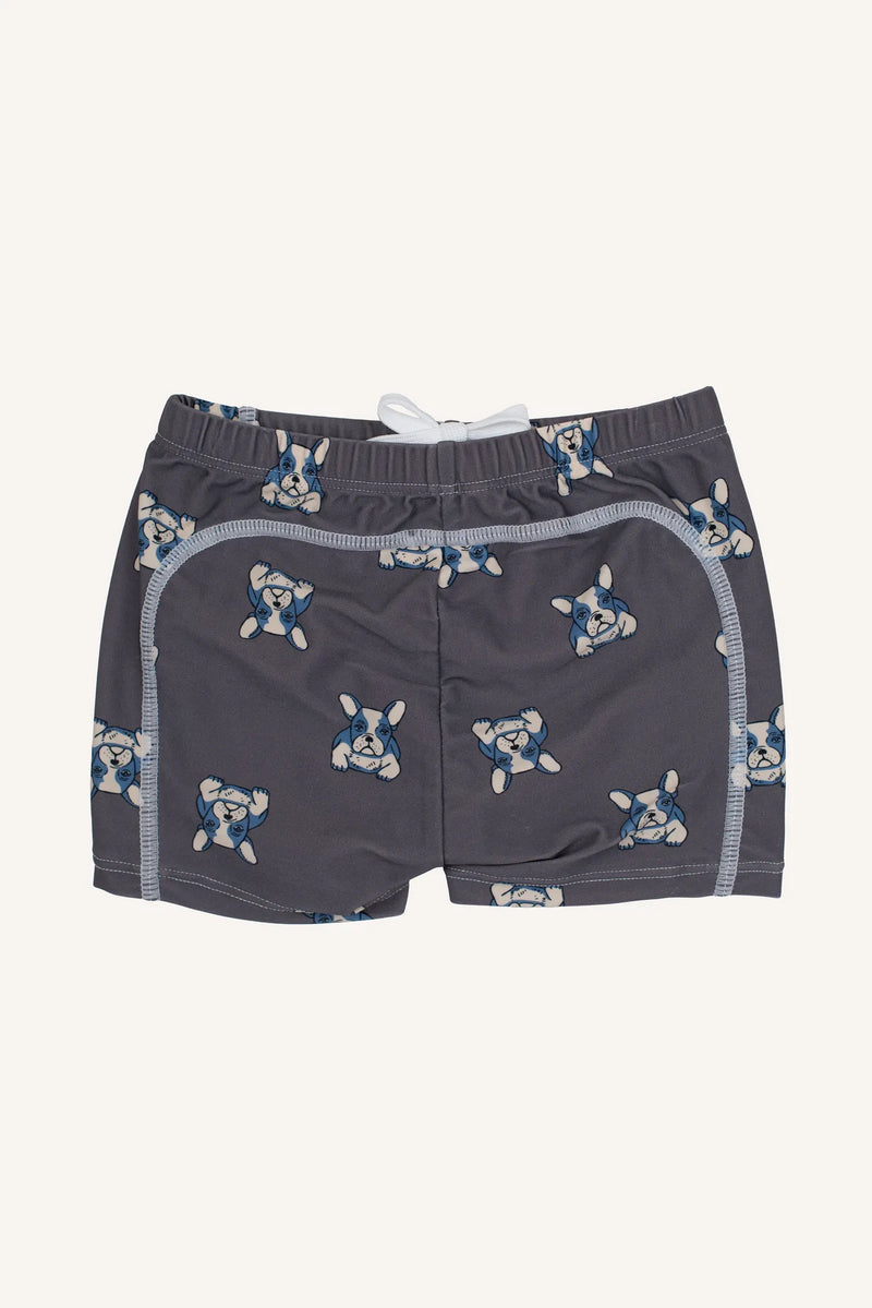 THOR SWIM TRUNKS - GREY/BLUE