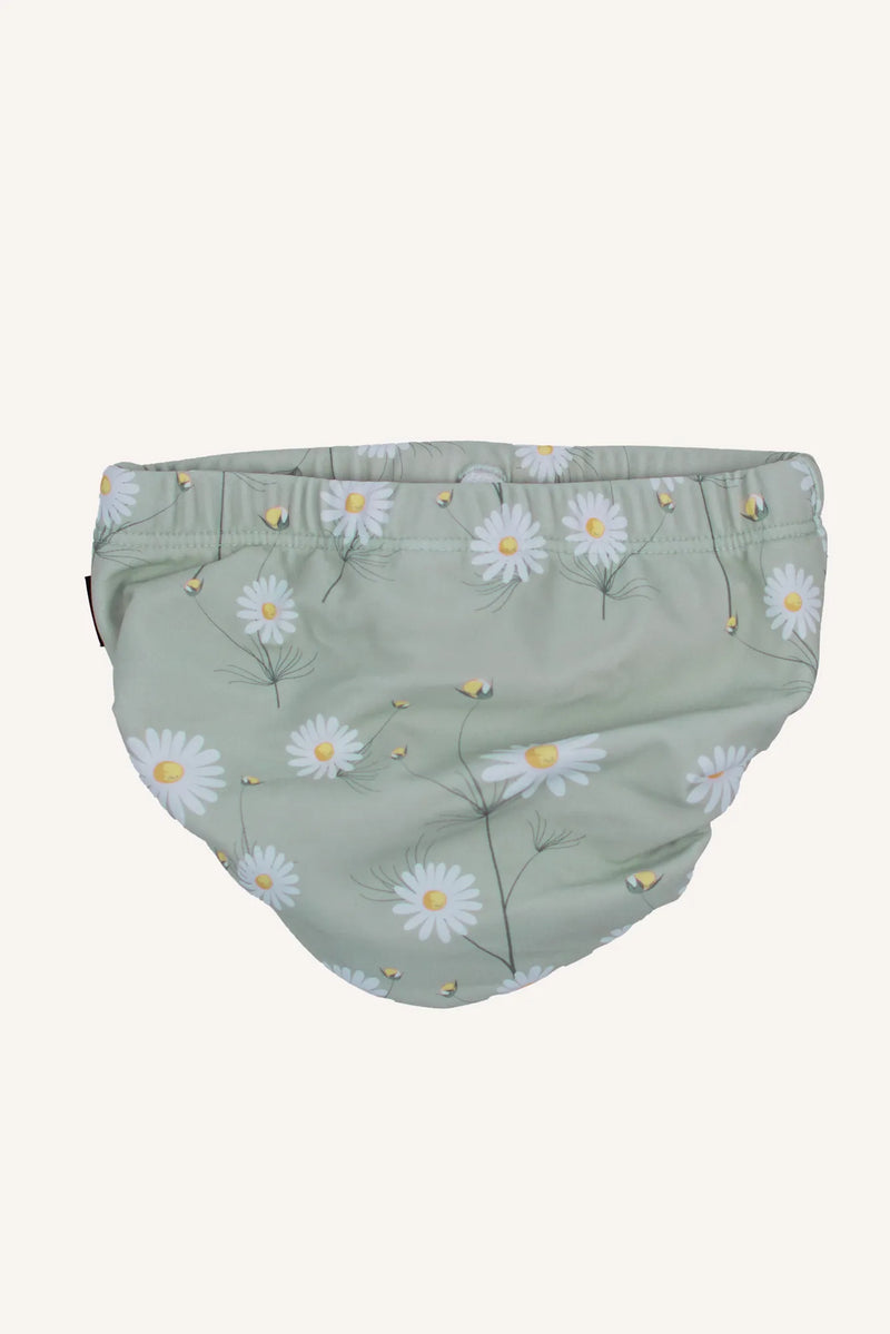 ASH BABY SWIM DIAPER - GREEN/WHITE
