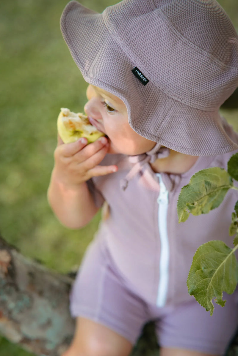 LUANA SUN HAT - DUSTY MAUVE