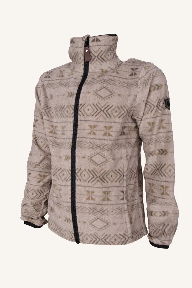 INKA FLEECE JACKET - GREIGE