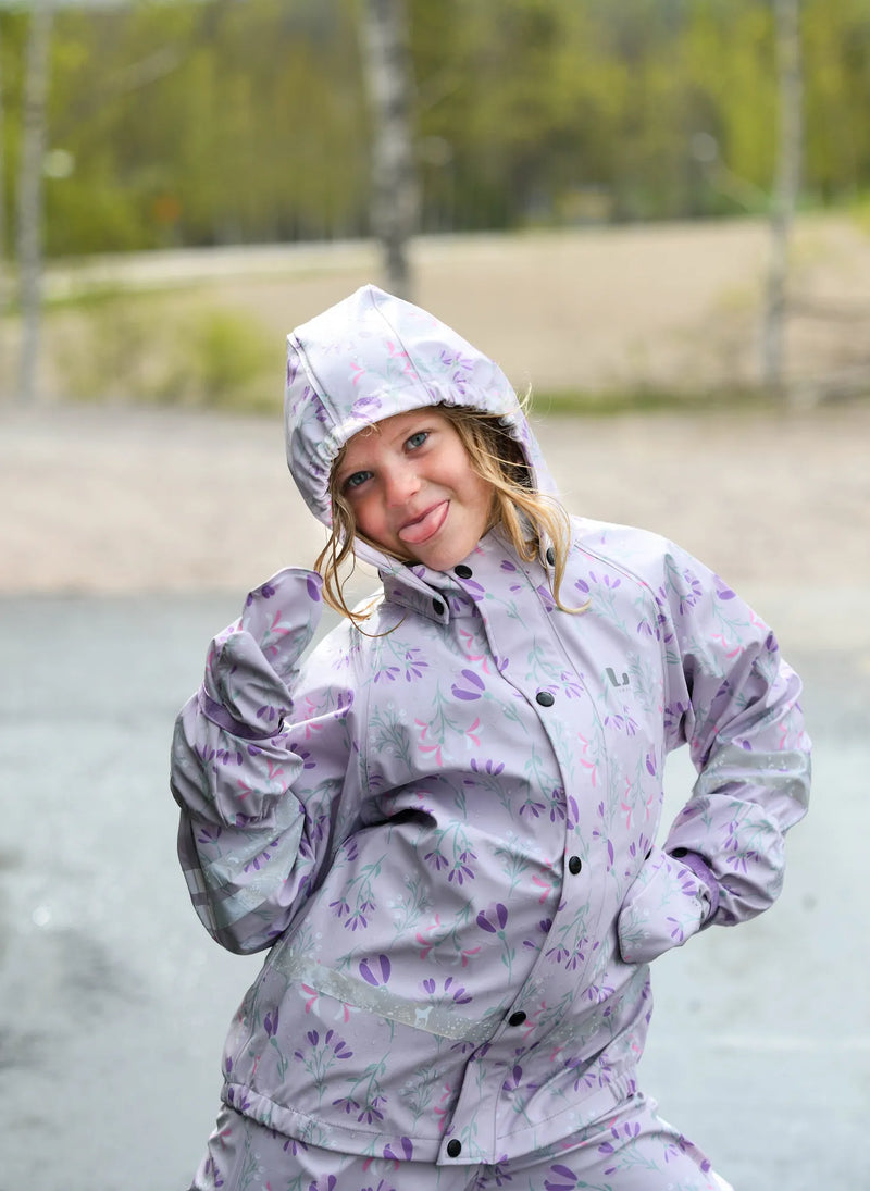 VATTHOLMA RAIN SET - LAVENDER/PINK