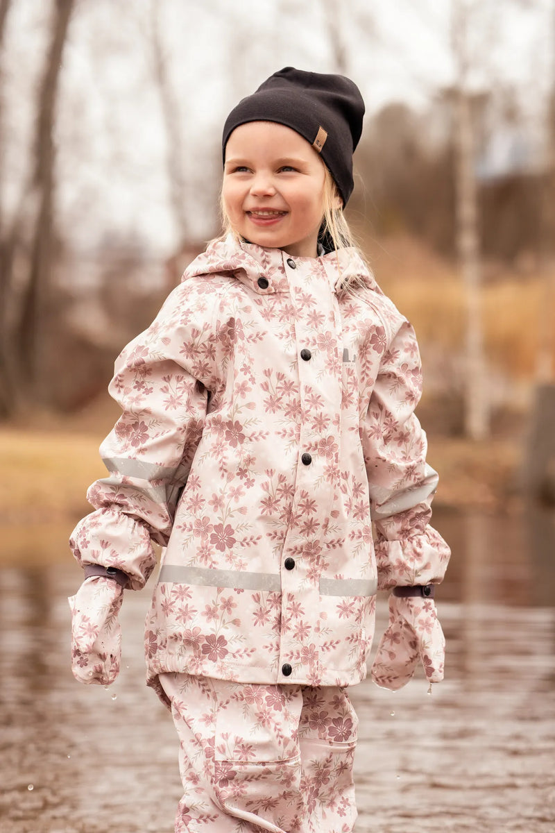 VATTHOLMA RAIN SET - PINK/WHITE