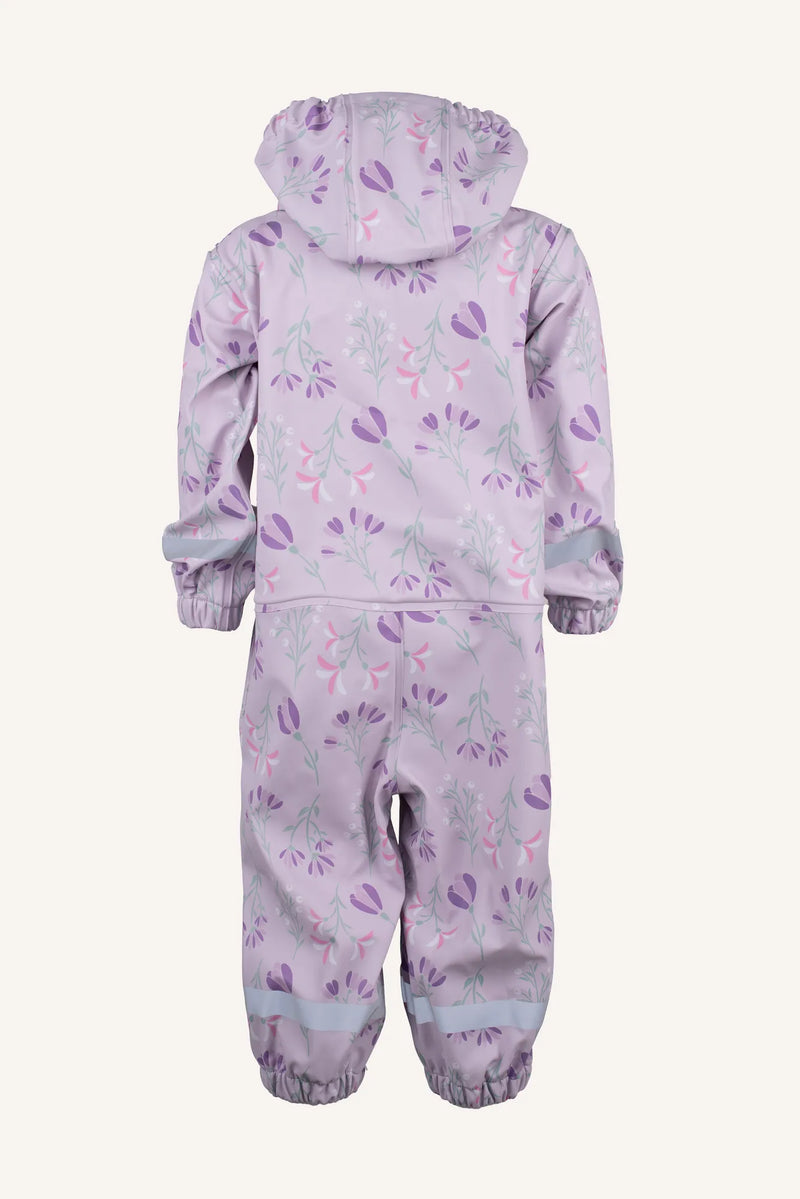 VATTHOLMA RAIN BABY OVERALL - LAVENDER/PINK